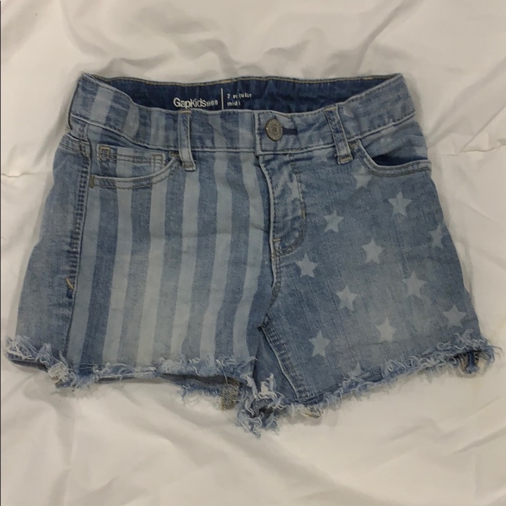 Denim shorts